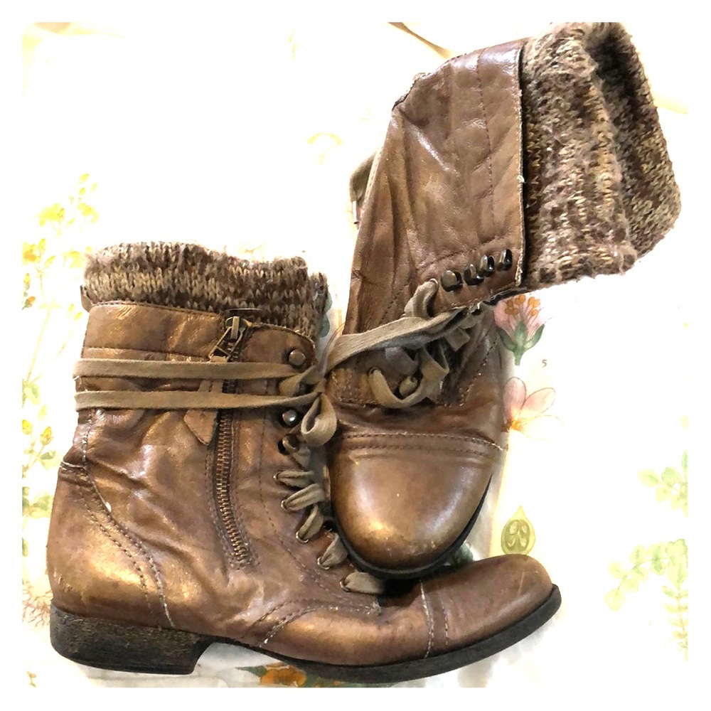 Steve Madden combat boots
